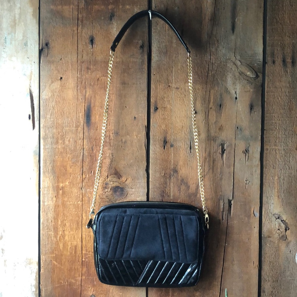 Navy Blue Vegan Suede iPad Purse